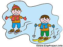 Ski illustration – Bonhomme images