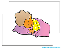 Sommeil illustration - Maternelle clipart