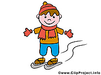 Sport d'hiver clipart – Bonhomme dessins