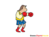 Boxeur clip art – Entraînement  images gratuites