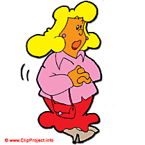 Femme horrifie clipart gratuites