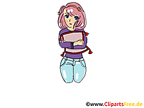 Fille cliparts gratuis - Anime images gratuites