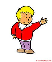 Homme blond clipart gratuit