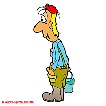 Platrier peintre clipart gratuites