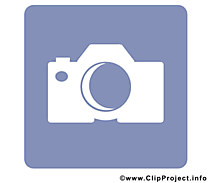 Appareil photo clip art - Pictogramme illustration