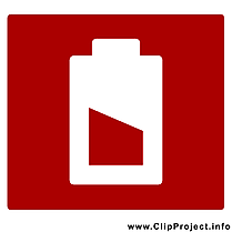 Batterie illustration - Pictogramme clipart