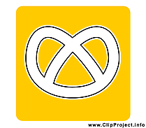 Bretzel dessin - Pictogramme clip arts gratuits