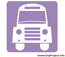 Bus clip arts gratuits - Pictogramme illustrations