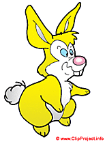 Lapin jaune image gratuit