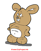 Paques lapin clipart