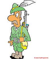 Chasseur clipart gratuit