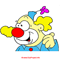 Clown clipart gratuite