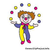 Clown image gratuite - Profession illustration