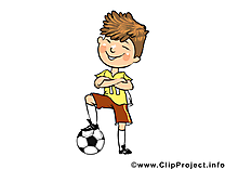 Footballeur clip art gratuit - Profession dessin