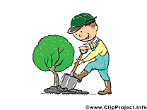 Jardinier clipart gratuit - Profession images