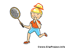 Joueuse de tennis  illustration à télécharger gratuite