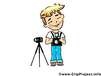 Photographe clip arts gratuits - Métier illustrations