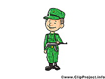 Soldat illustration gratuite – Armée clipart