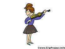 Violoniste profession dessin gratuit à télécharger