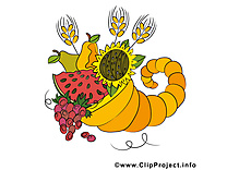 Fruits clipart - Action de grâce dessins gratuits