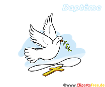 Colombe de la paix clipart gratuit - Baptême images