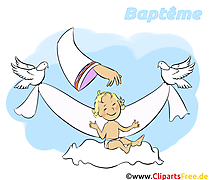 Dieu image gratuite - Baptême  images cliparts
