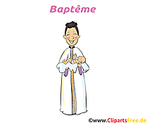 Prêtre clip art – Baptême image gratuite