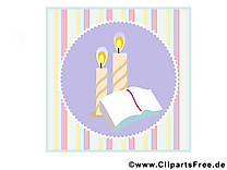 Bougies images gratuites – Confirmation clipart