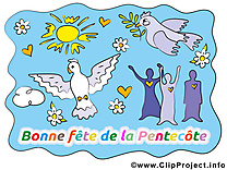 Colombe image - Pentecôte clipart