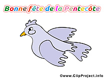 Virtuelle carte  gratuite Pentecôte clip art