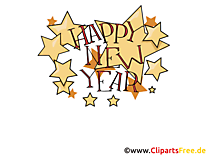 Bonne année, Clipart