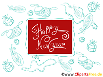 Clipart gratuit bonne année