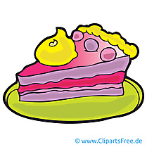 Gâteau clip art gratuit – Bonne année dessin