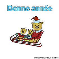 Ours images gratuites – Bonne année clipart