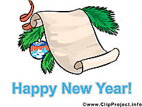 Tableau clipart – Bonne année dessins gratuits