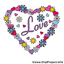 Amour clip art gratuit – Coeur images gratuites