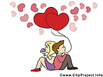 Amoureux clipart gratuit - Saint-Valentin images