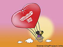 Ballon images – Saint-Valentin clipart gratuit