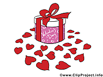Cadeau cliparts - Saint-Valentin images gratuites