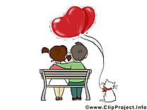 Couple Saint-Valentin image gratuite