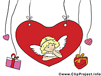 Cupidon clip art – Saint-Valentin image gratuite