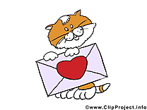 Enveloppe image - Saint-Valentin images cliparts