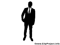 Homme d'affaire clipart gratuit - Silhouette dessins gratuits