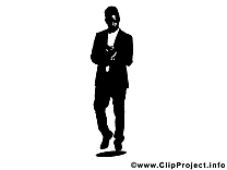 Homme d'affaire image gratuite - Silhouette cliparts