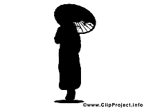 Japonaise clip art gratuit – Silhouette images gratuites