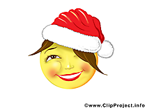 Noël smiley image gratuite