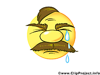 Pleure émoticône clip art gratuit
