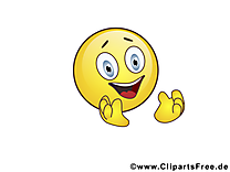 Ravi smiley clip art gratuit