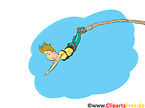 Base jumping dessin gratuit - Saut image