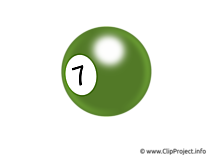 Boule de billard clip art gratuit